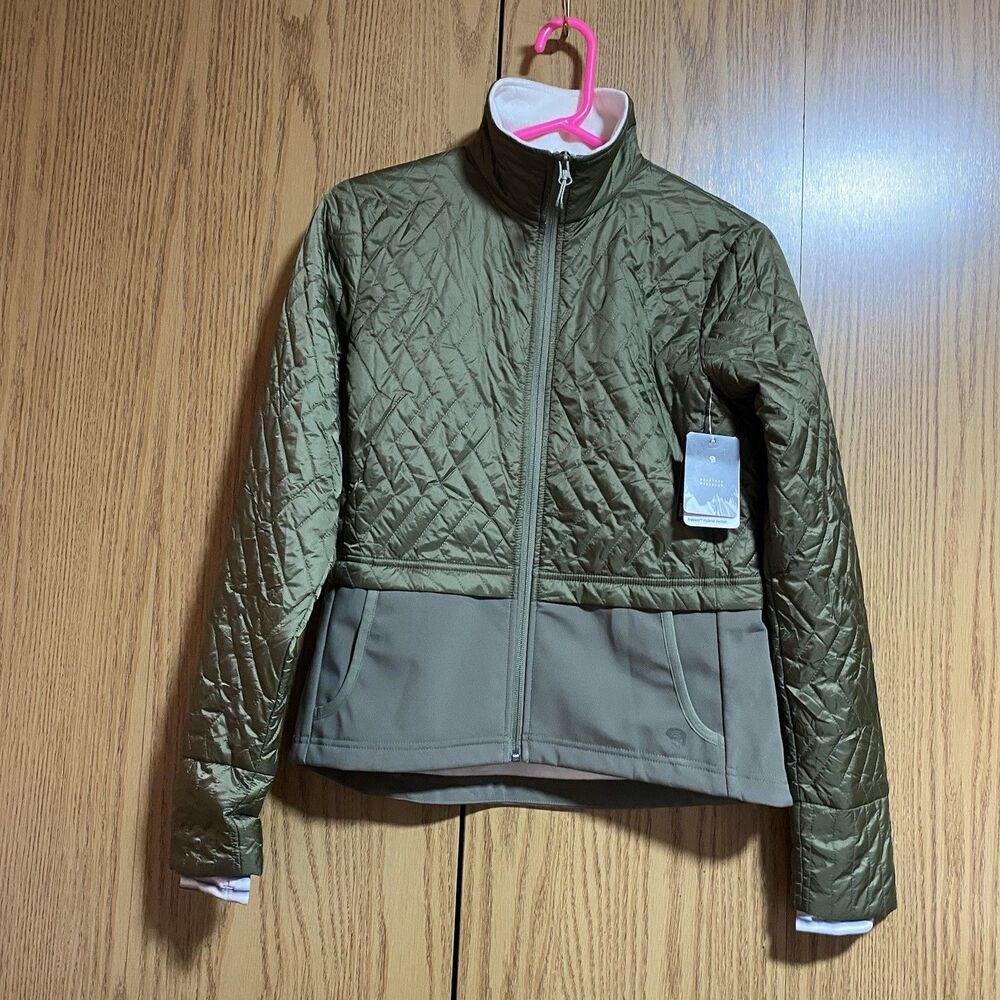 NWT Mountain Hardwear Women’s XS Trekkin Hybrid Jacket Green